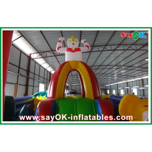 Oxford Cloth / PVC Outdoor Inflatable Bouncy Castle For Amusement Park