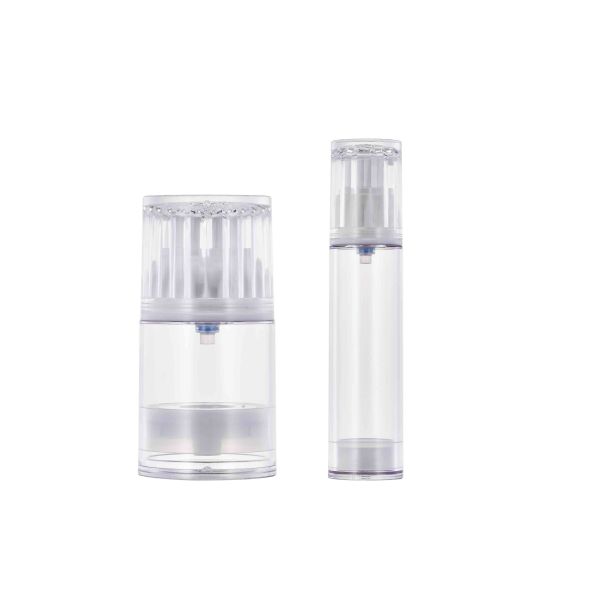 15ml 30ml 50ml Airless Bottle Series AS PP Plastic Bottles Frosted Airless Pump Bottle Cosmetic Packaging OEM/ODM Acceptable