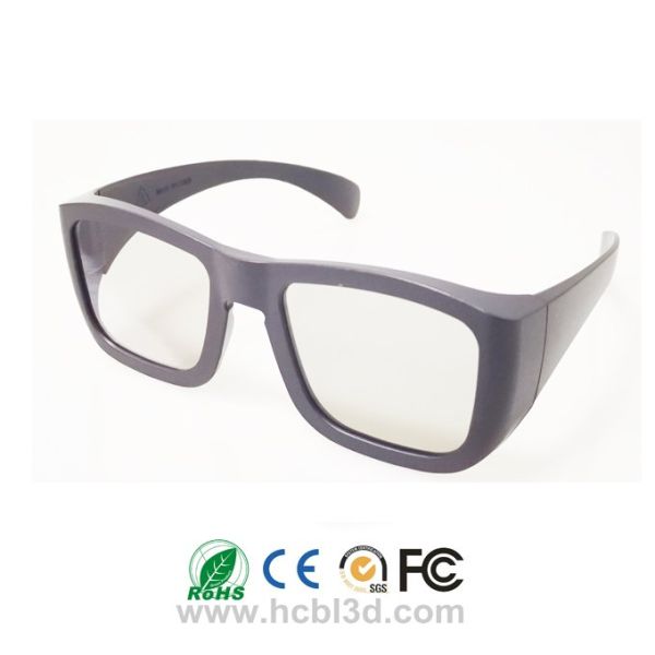 Linear polarized passive 3D glasses with ABS frame of kids