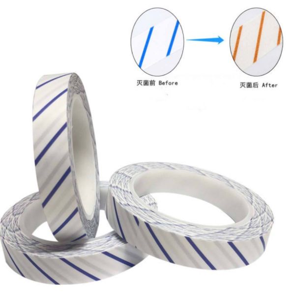 Autoclave-Approved Self-Adhesive OE Sterilization Indicator Tape for Sterility Verification