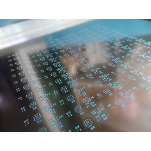 Laser Cut PCB SMT Stencil 0.15mm Stainless Steel Foil with aluminum frame