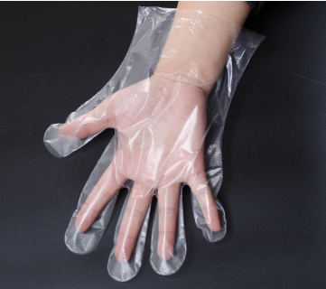 Transparent LDPE Disposable Plastic Gloves Waterproof For Restaurant