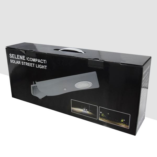 Wall Mounting Compact Solar Powered Street Lights IP65 Waterproof PIR Motion Sensor
