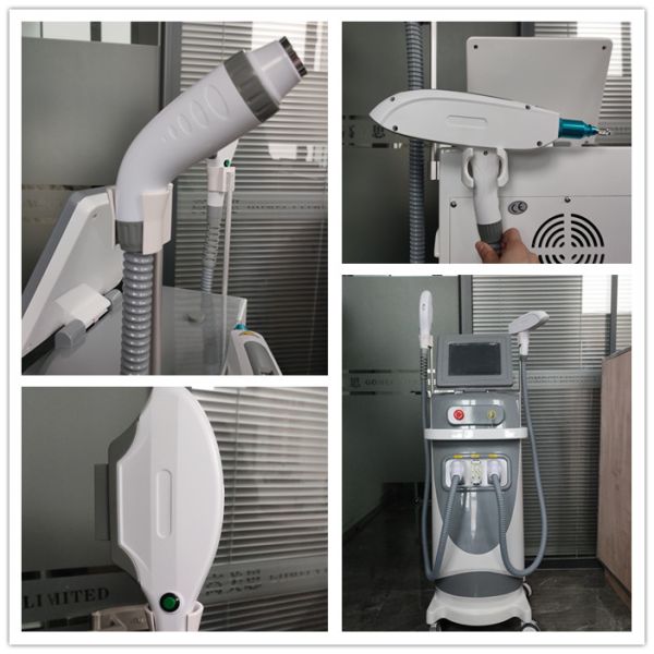 Anti Aging Laser Multifunction Beauty Machine 3 In 1 IP Nd Yag RF Wrinkle Removal Machine