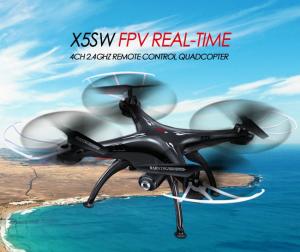 Buy cheap X5SW WIFI FPV Real-Time RC Drone 2.4G 4CH Headless RC Quadcopter Camcorder W/ HD Camera product