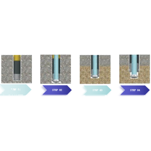 Premium Alloy Steel DTH Top Hammer Double Casing Drill Bits With 125mm Reamed Diameter And Dual Rotary Head Layout