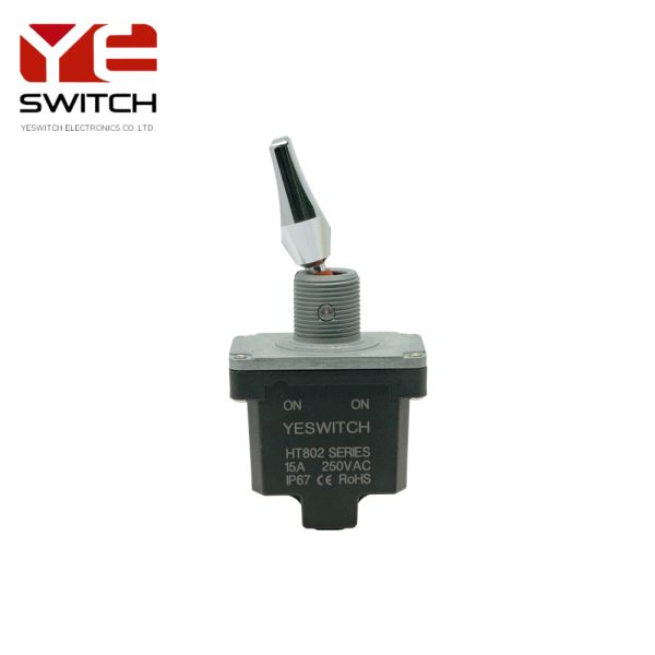 Metal Toggle Switch 15A 28V With Screw Terminal Two Pin Two Position