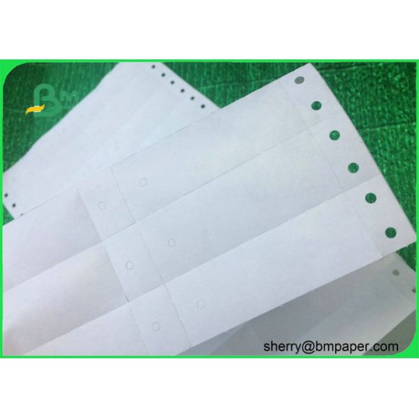 1025D Waterproof Coated Fabric Printer Paper Self - adhesive Fanfold Barcode Labels