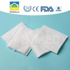 Buy cheap Plain Pattern Cosmetic Gauze Pads , 100 Percent Cotton Pads White Color product