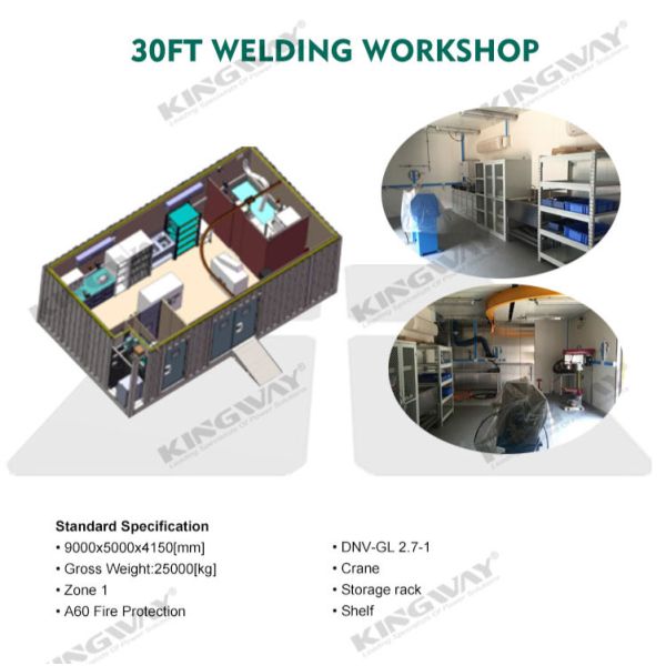 LR Classification Society 20ft DNV 2.7-1 Offshore Reefer Container with DNV 2.7-1 Standards LR Classification