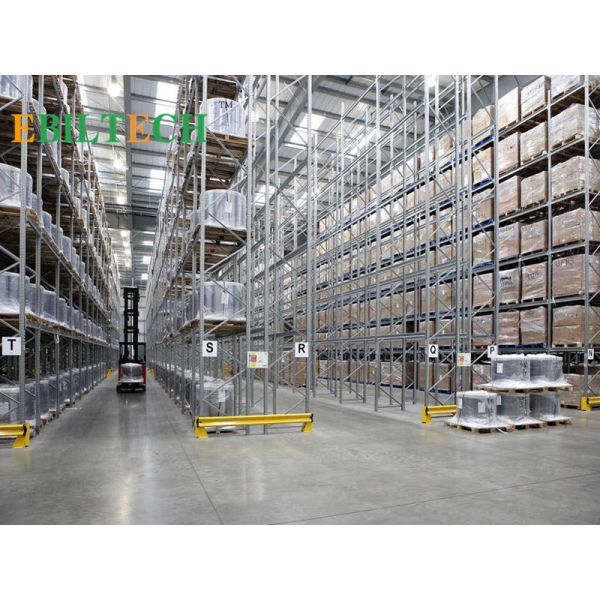 2000 - 3500mm Warehouse Vna Racking System , Very Narrow Aisle Racking Corrosion Protection