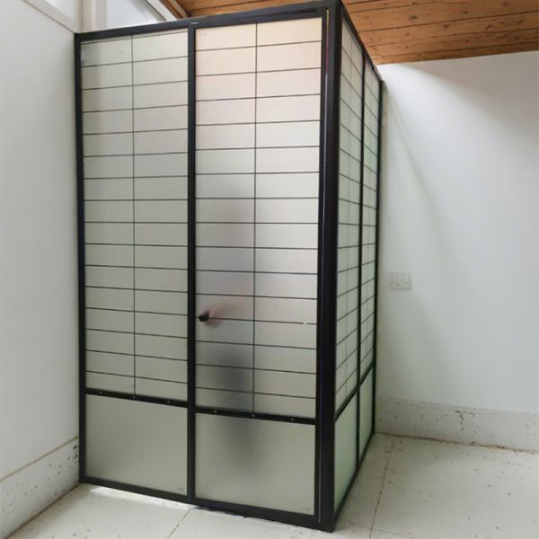 Stylish and Durable Tempered Glass Shower Enclosure with High-Grade Aluminum Frame and Enhanced Stability