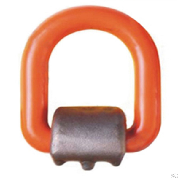 Carbon Steel Forged D Ring Power Coated G80 Weld In D Rings With Wrap