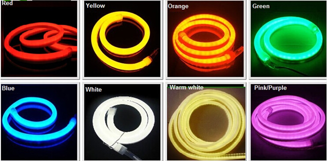 220V 110V 50m Indoor Outdoor Flex LED Neon Rope Light for Holiday Party Valentine Decoration Blue Yellow White by DHL