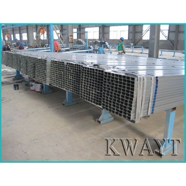 China gold suppliers of galvanized square tube in Tianjin
