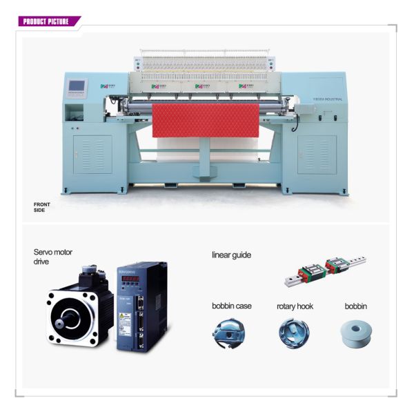 70 Inch Rotary Shuttle Computerized Quilting Machine Multi Needle With Low Noise