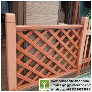 Buy cheap Couryard WPC Composite Deck Rail for Sale Outdoor Wood Plastic Railings product