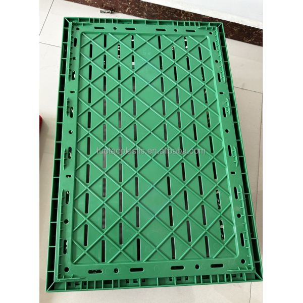 Stackable Tomato Crates Mesh Fruit Packaging for Agriculture Storage PE/PP Material