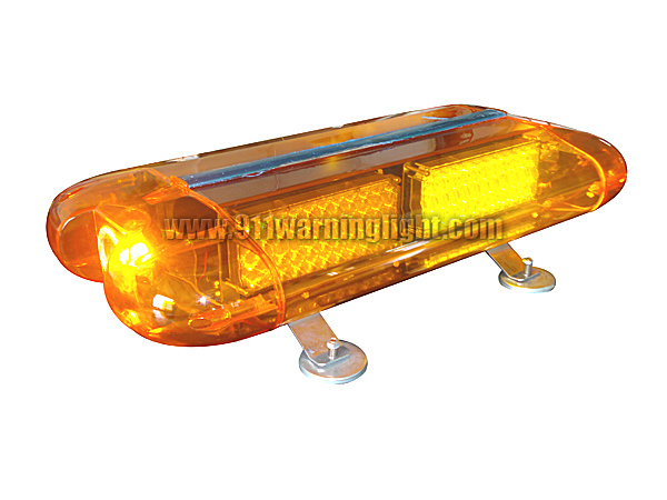TBD-GA-E432 LED Mini Lightbar Amber color magnetic bracket