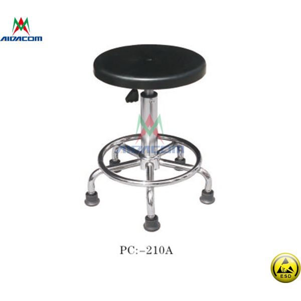 10e8 Surface Resistance 132cm Height Anti Static ESD Stools