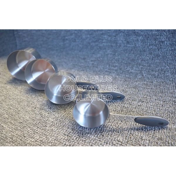 Kitchen Accessority Hanging Loop Metal Measuring Spoons With Engraved