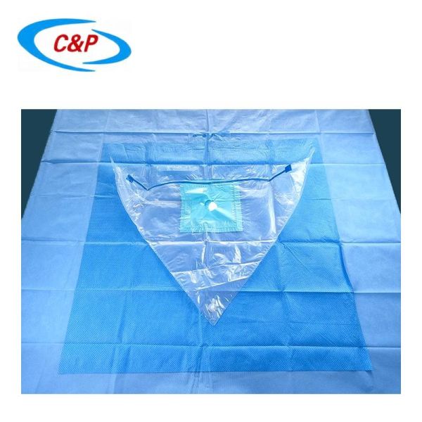 Orthopedic Knee Arthroscopy Drape In Blue / Green Soft OEM Service Available