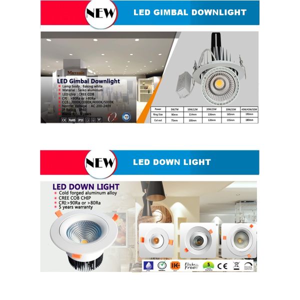 4000K AC230v surface-mount lights LED downlight cree COB ceiling light with CE RoHs