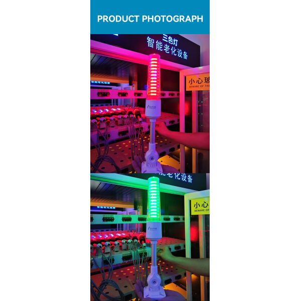 LED 24 Volt RYG Tricolor Signal Warning Light Waterproof High Brightness