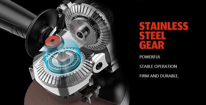 SAFEYEAR 21V 4'' Brushless Cut Off Tool 4.0Ah 10000RPM Electric Hand Grinder Machine