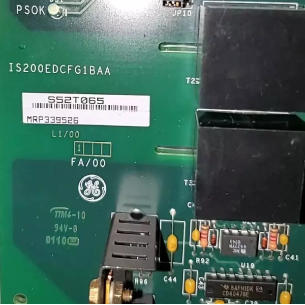 GE MARK VI IS200EDCFG1B EX2100 FEEDBACK DC EXCITER CARD