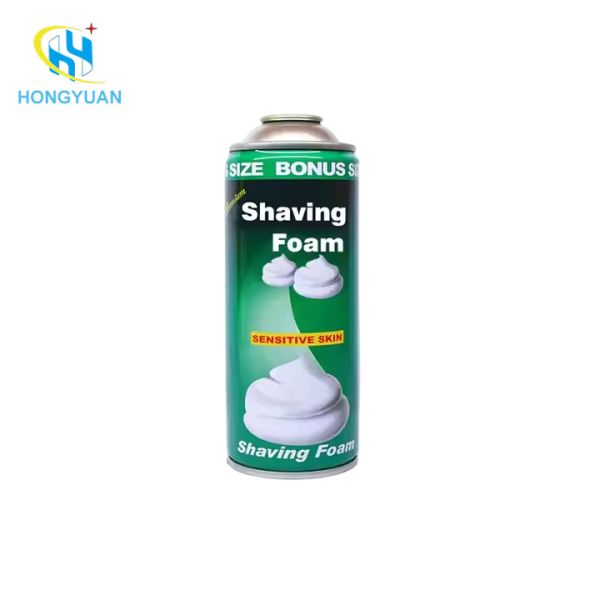 Metal Tin Aerosol Empty Can Aerosol Spray Shaving Foam Bottle