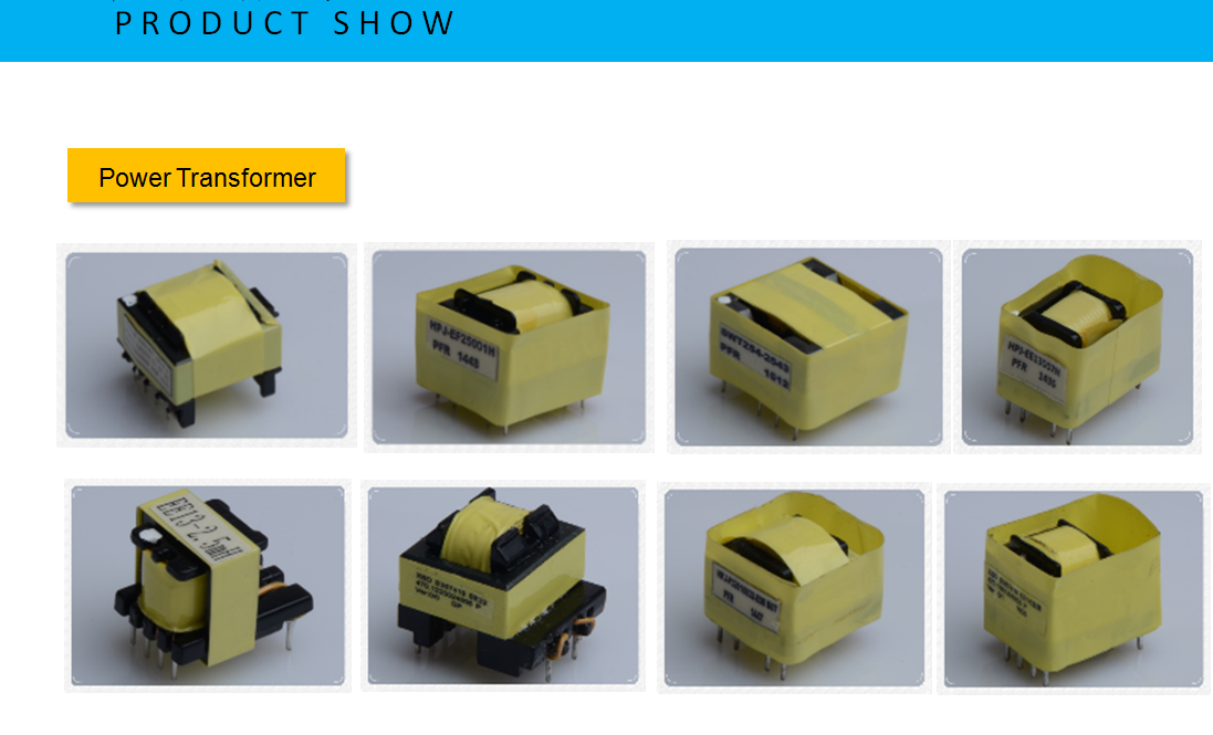 High Frequency Power Transformer Small Size Ferrite Core Flyback Transformer-EE10 EE13 EE16 EE19