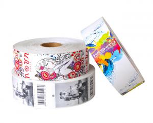 Buy cheap Eco-Friendly Custom Roll Paper Clothing Swing Tags And Labels Printing Manufacturers product