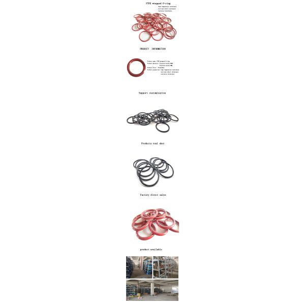 AS568 Standard Black PTFE Seals Matte O Ring Oil Seals PTFE