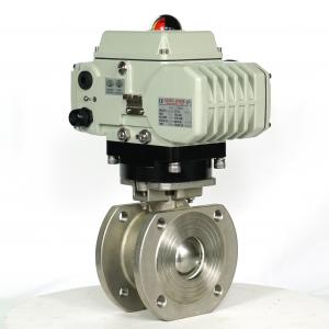 Buy cheap Waterproof Modulating 400Nm Electric Actuated Ball Valve product
