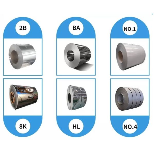 Thickness 0.15-6mm Stainless Steel Plate Coil BA 2B Surface