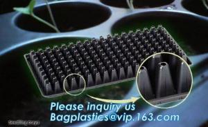 PET Plastic Vegetable Plant Grow Seedling Bed Trays Nursery Plug Tray,128 holes seedling starter trays, greenhouse grows