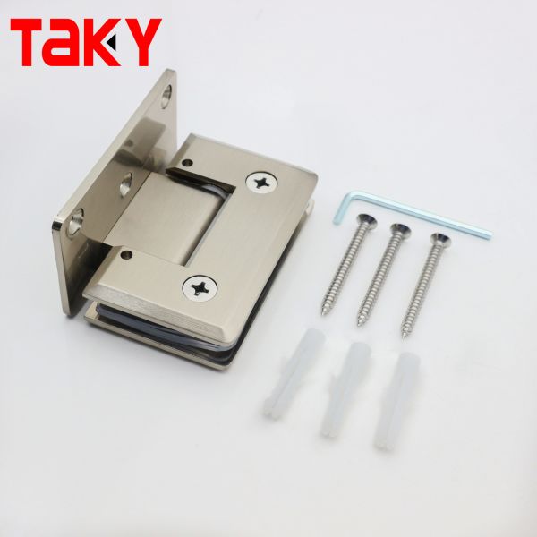 Manufacturer American Style Black 90 Degree Solid Frameless Soft Closing Shower Door Hinge