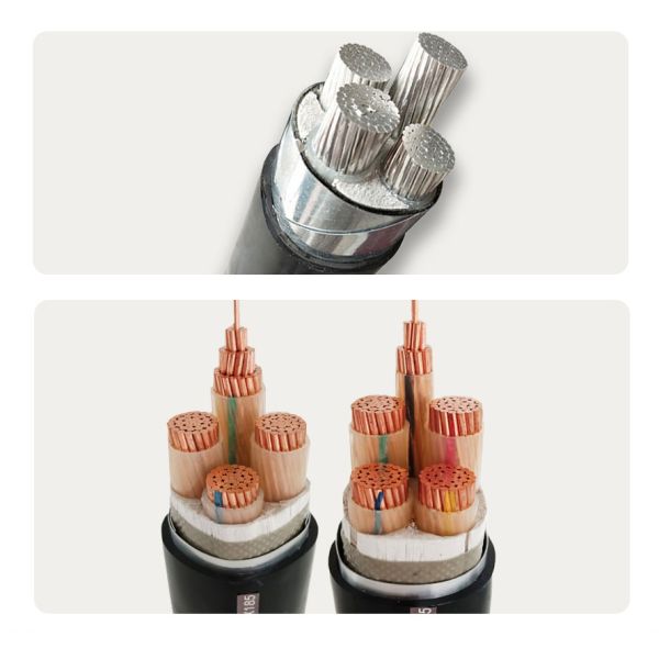 YJV Low Voltage Copper Conductor PVC Insulated 5 Core Armoured Cable Electric Power Cable