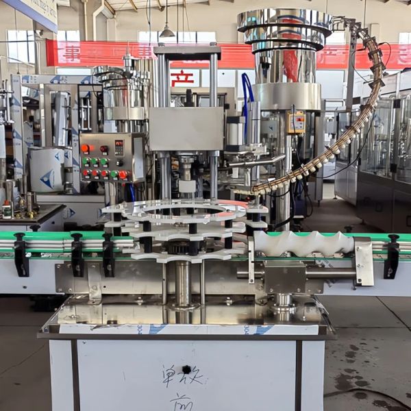 1KW Automatic Corking Machine 220V / 380V Automatic Bottle Capping Machine For Spirits