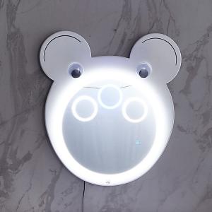 Buy cheap Three-Color LED Bathroom 4mm Smart Cartoon Shape Makeup Mirror product