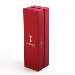 Buy cheap Collapsible One Piece Wine Bottle Gift Box Packaging For Weddings Anniversaries product