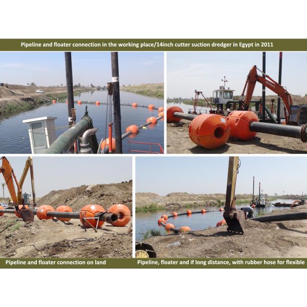 High Performance 14 inch Sand Suction Dredging Vessel With 15m Dredging Depth And Siemens PLC Operation Systems