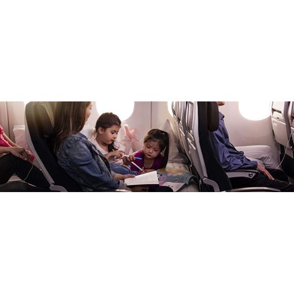 Inflatable Travel Foot Rest Pillow Kids Travel Pillow Adjustable height leg pillow kids and toddlers