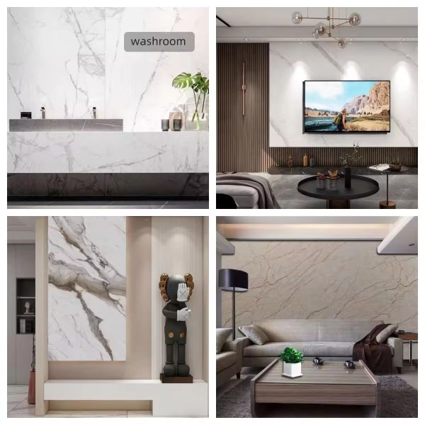 Shower 3d Pvc Shower Marble Wall Panel Panels Pvc Cladding Garage Modern Marble Look Traslucido Sheet Panel