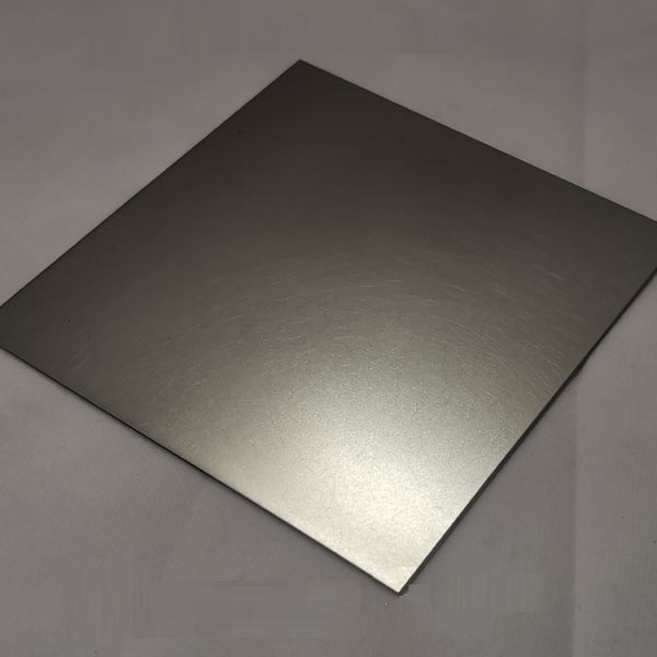 Bronze PVD Coated Stainless Steel Sheet with Cross Brushed Surface in Four Feet Size