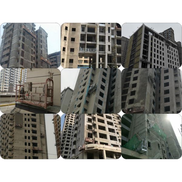 Galvanized steel ZLP630 6m temporary access modular suspended platform systems