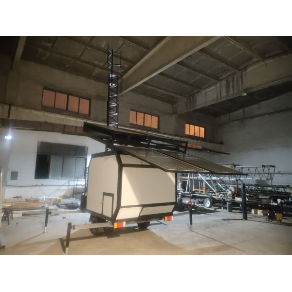 Cellular Service Tower Portable Cell Tower 10m COW Cell On Wheels Telescoping Tower