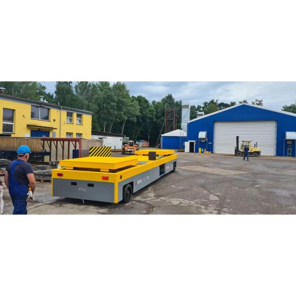 Hydraulic Material Transfer Carts 30 Tons Industrial Transfer Trolley