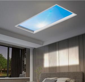 China Topsung blue sky picture office lights square 300x600 dimmable led ceiling light 36w panel light on sale